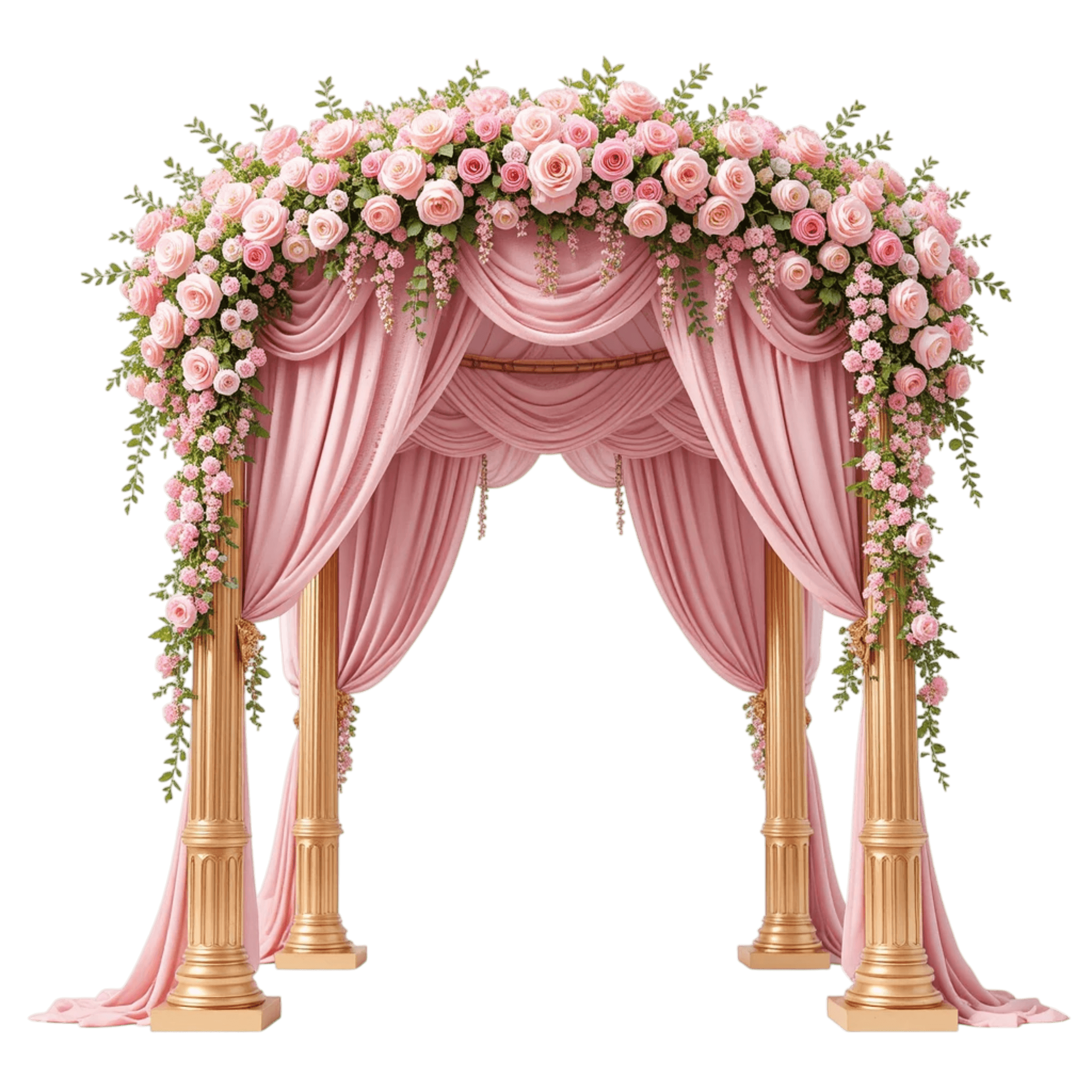 Floral arch background
